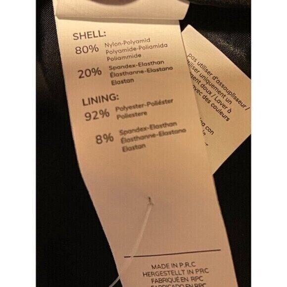 Cupshe Women XS Black One Piece Swimsuit Cutout Tie Back Crossback Tummy Control - Picture 4 of 5